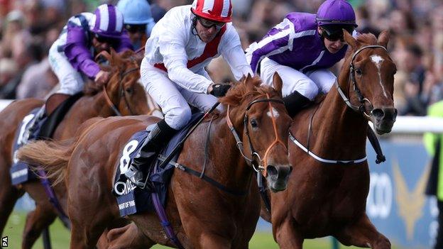 Night Of Thunder wins 2,000 Guineas