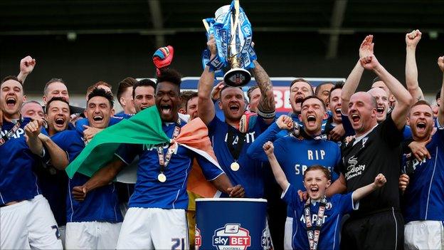 Chesterfield celebrate title