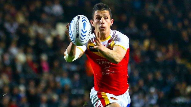 Catalan Dragons full-back Morgan Escare