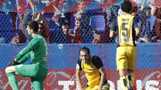 Atletico Madrid lose at Levante