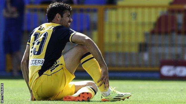 Atletico Madrid striker Diego Costa