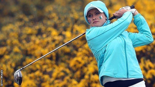 Amy Boulden at the 2012 Curtis Cup