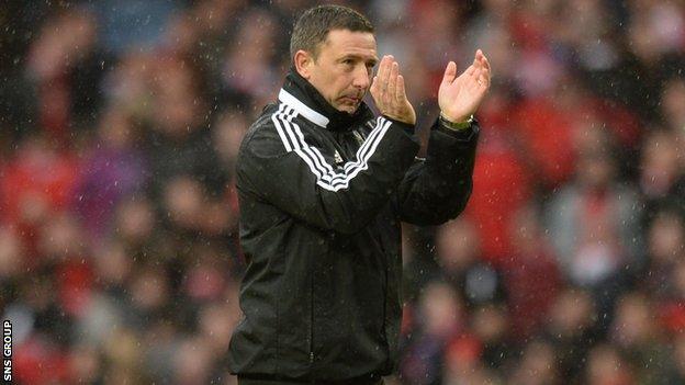 Aberdeen manager Derek McInnes