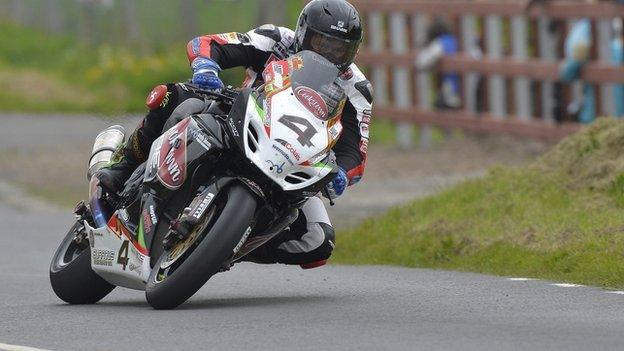 Dan Kneen in action at Tandragee