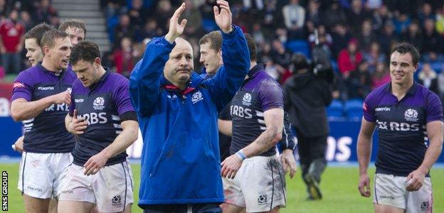 Scotland coach Stevie Gemmell