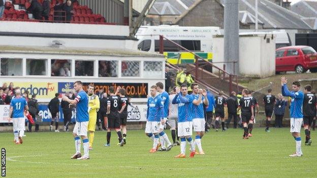 Rangers ended their campaign with a 1-1 draw at Dunfermline