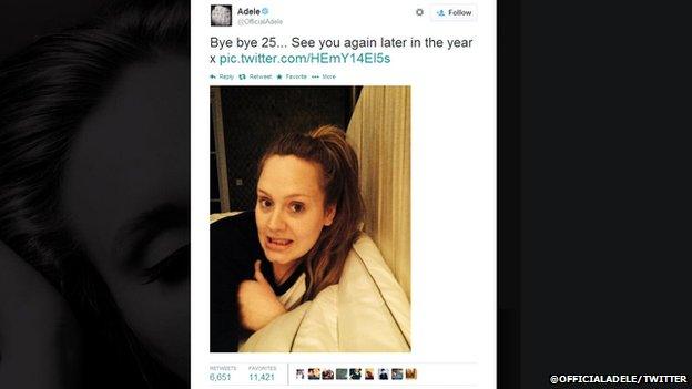 Adele tweet