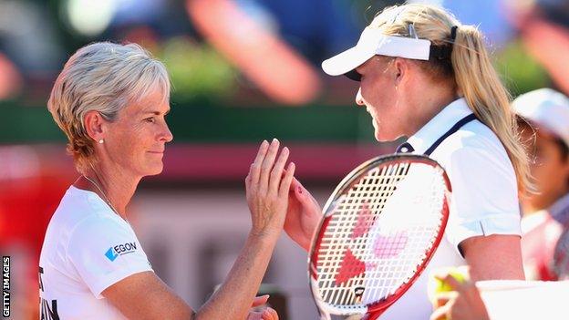 Judy Murray and Elena Baltacha