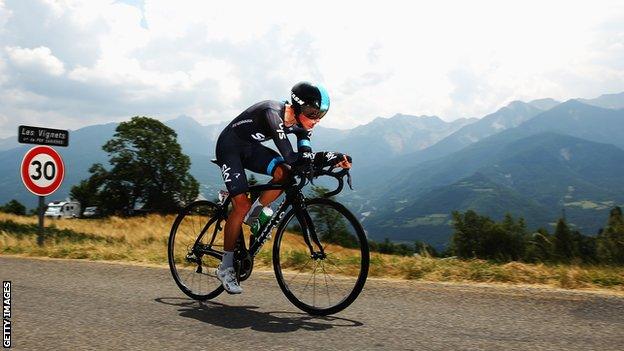 Team Sky rider Peter Kennaugh