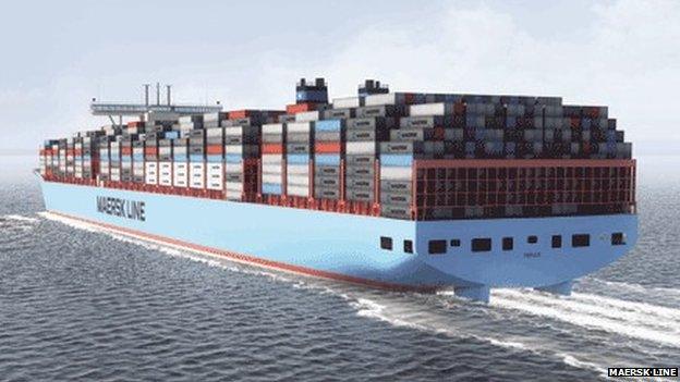 Maersk Line EEE-Class cargo ship