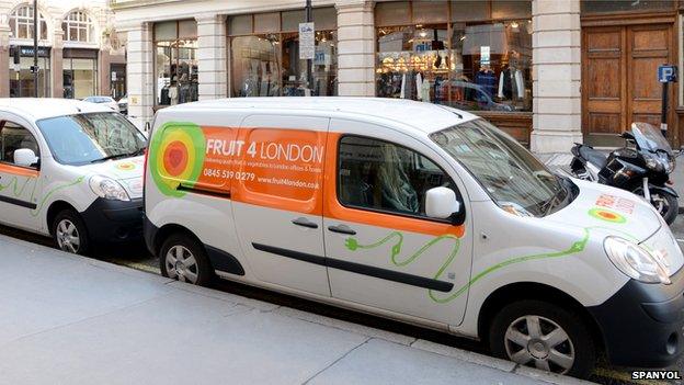 Fruit 4 London electric vans