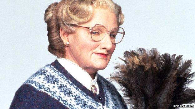 Robin Williams as Mrs Doubtfire