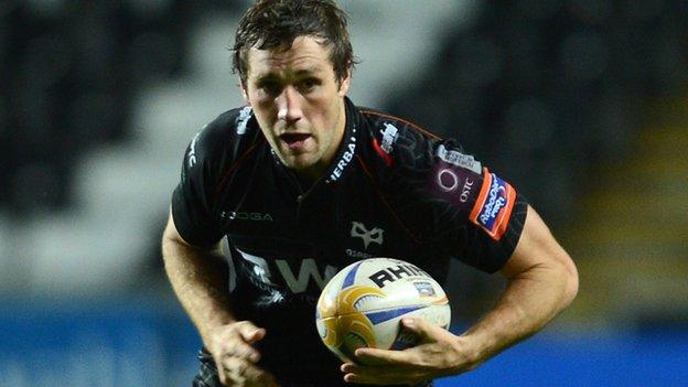 Ospreys centre Andrew Bishop