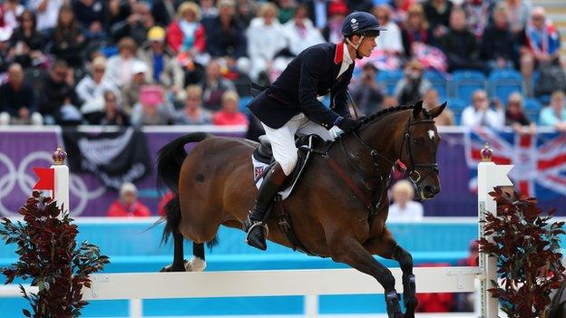 William Fox-Pitt competing in the 2012 Olympics