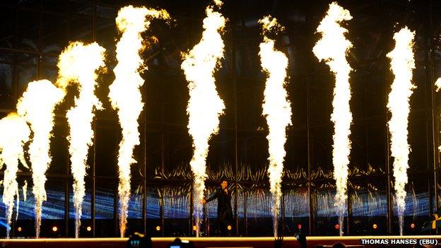 Eurovision semi-final rehearsals