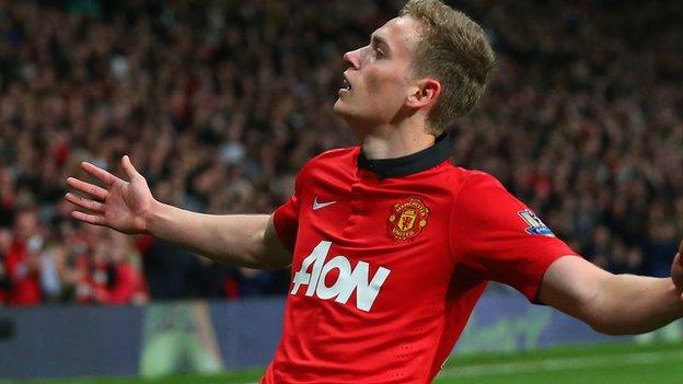 Manchester United forward James Wilson