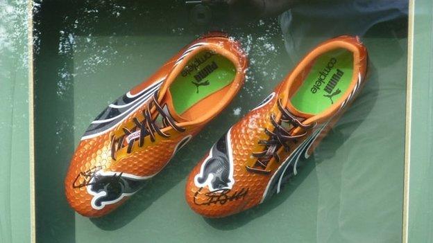 Usain Bolt's shoes