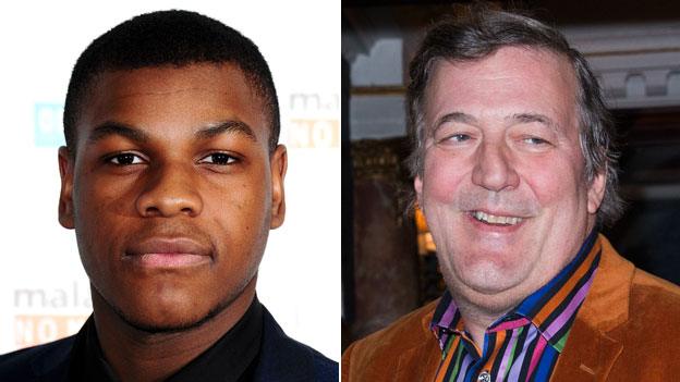 John Boyega and Stephen Fry