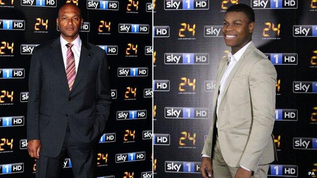 Colin Salmon (left) and John Boyega