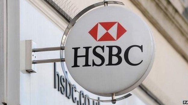 HSBC sign