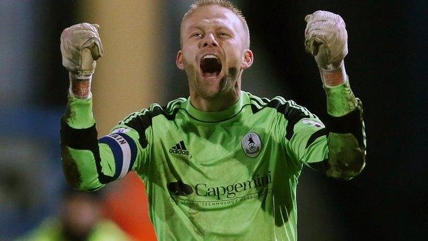 AFC Telford United keeper Ryan Young