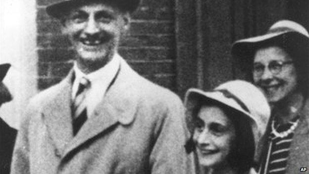 Otto Frank with daughter Anne