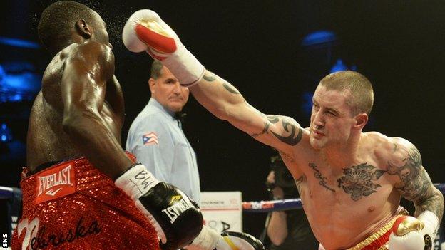 Former WBO champion Ricky Burns