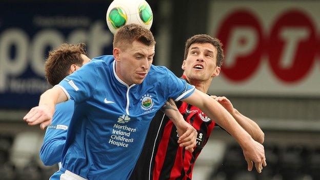 Billy Joe Burns (left) in action against Crusaders last August