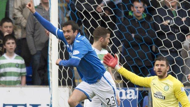 Tim Clancy celebrates