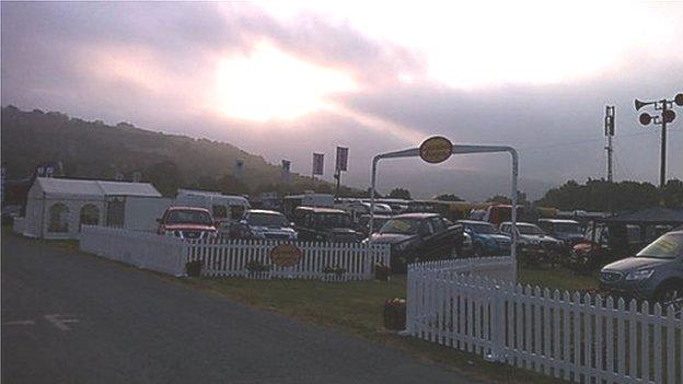 Royal Welsh Show car park