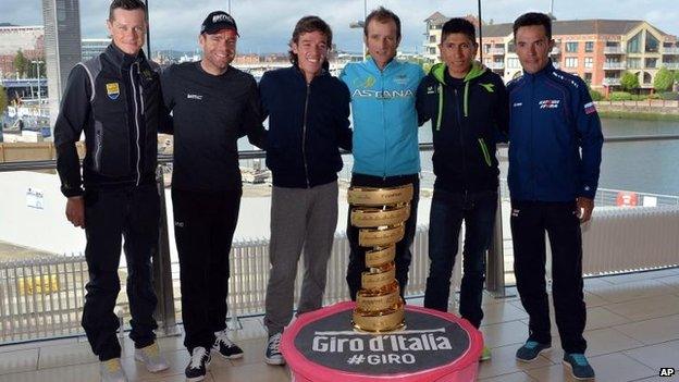 Giro d'Italia contenders