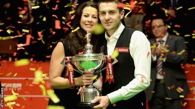 Mark Selby and wife Vikki