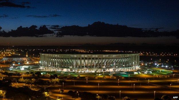 Stadium Nacional Mane Garrincha, Brasilia, Brazil