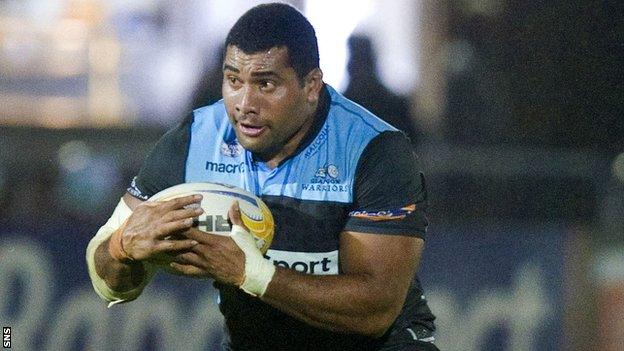 Glasgow Warriors prop Jerry Yanuyanutawa