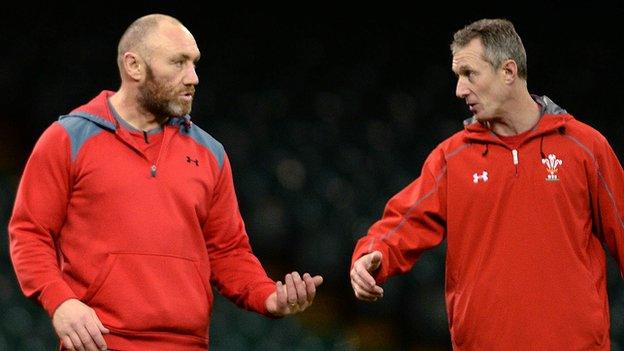 Robin McBryde and Rob Howley