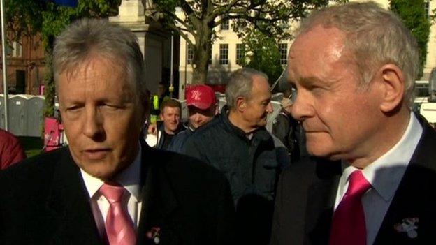 Peter Robinson and Martin McGuinness