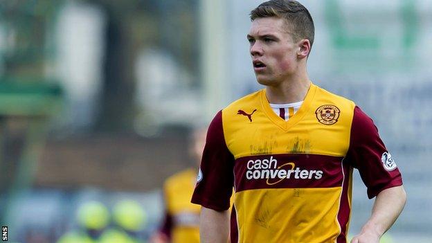 Motherwell forward Craig Moore