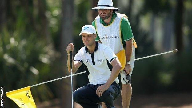 Martin Kaymer and caddie Craig Connelly