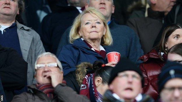 Hearts' chairwoman designate Ann Budge