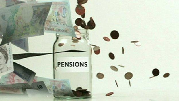 graphic of 'pension pot'