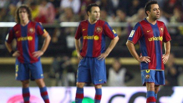 Carles Puyol, Andres Iniesta and Xavi all played for Barcelona B before reaching the first team