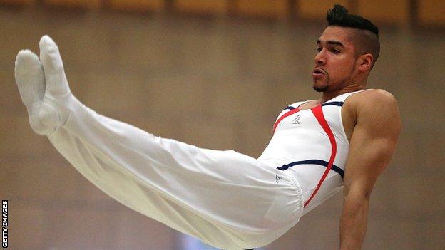 Gymnast Louis Smith