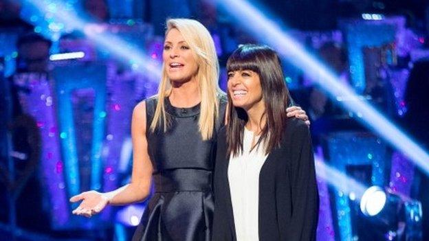 Tess Daly and Claudia Winkleman