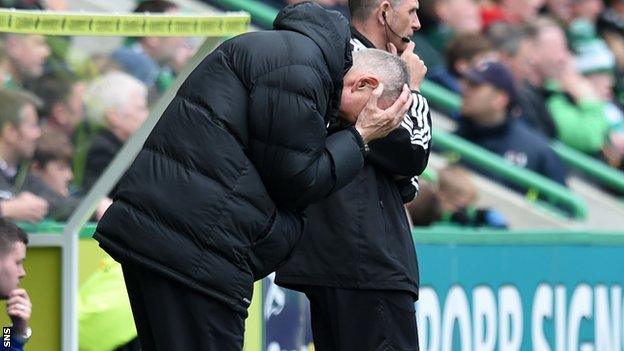 Hibernian boss Terry Butcher