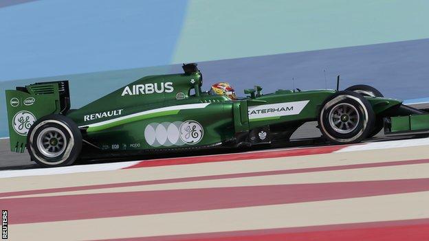 Caterham F1 car