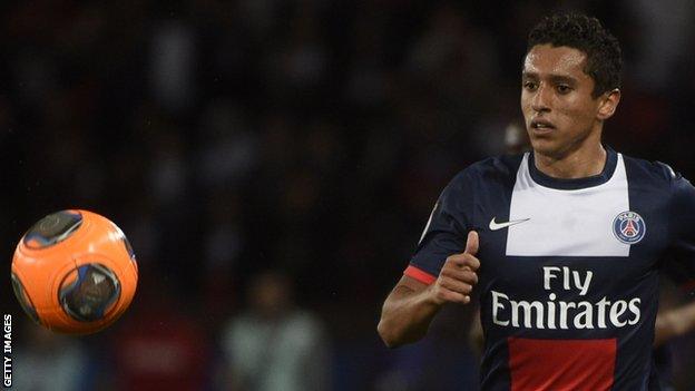 Paris St-Germain player Marquinhos