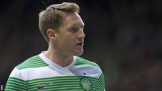 Celtic midfielder Kris Commons