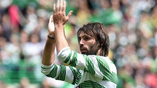 Celtic striker Georgios Samaras