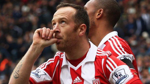 Charlie Adam celebrates