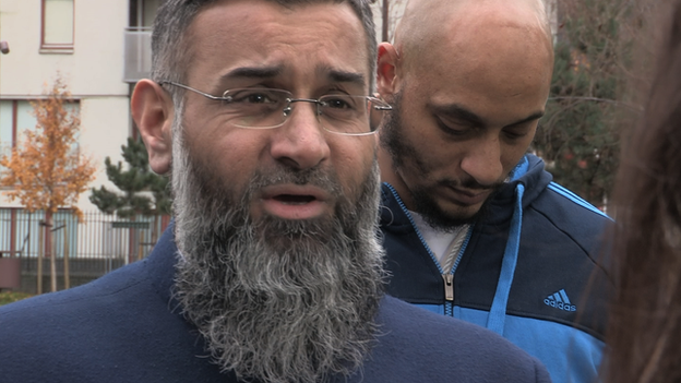 Ibrahim with Anjem Choudry